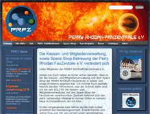 Tablet Screenshot of prfz.de